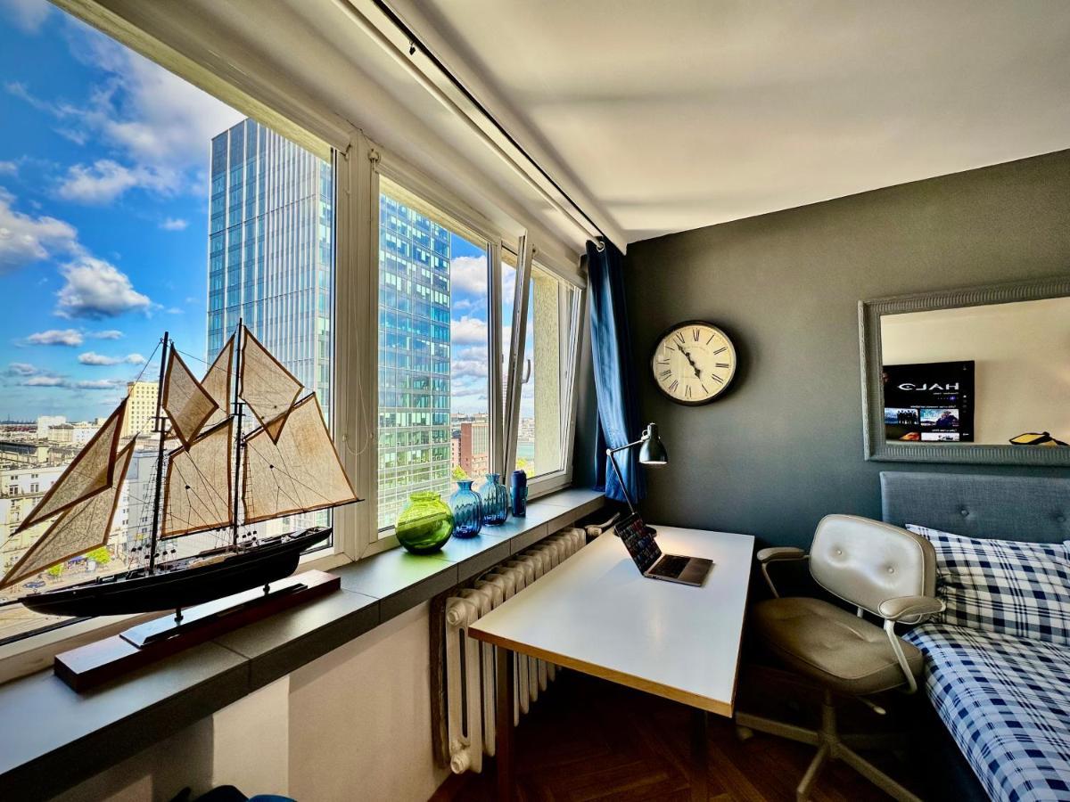 Super Apartament White Warszawa 2X Metro Scisle Centrum Wifi 300 Mbs New Extérieur photo