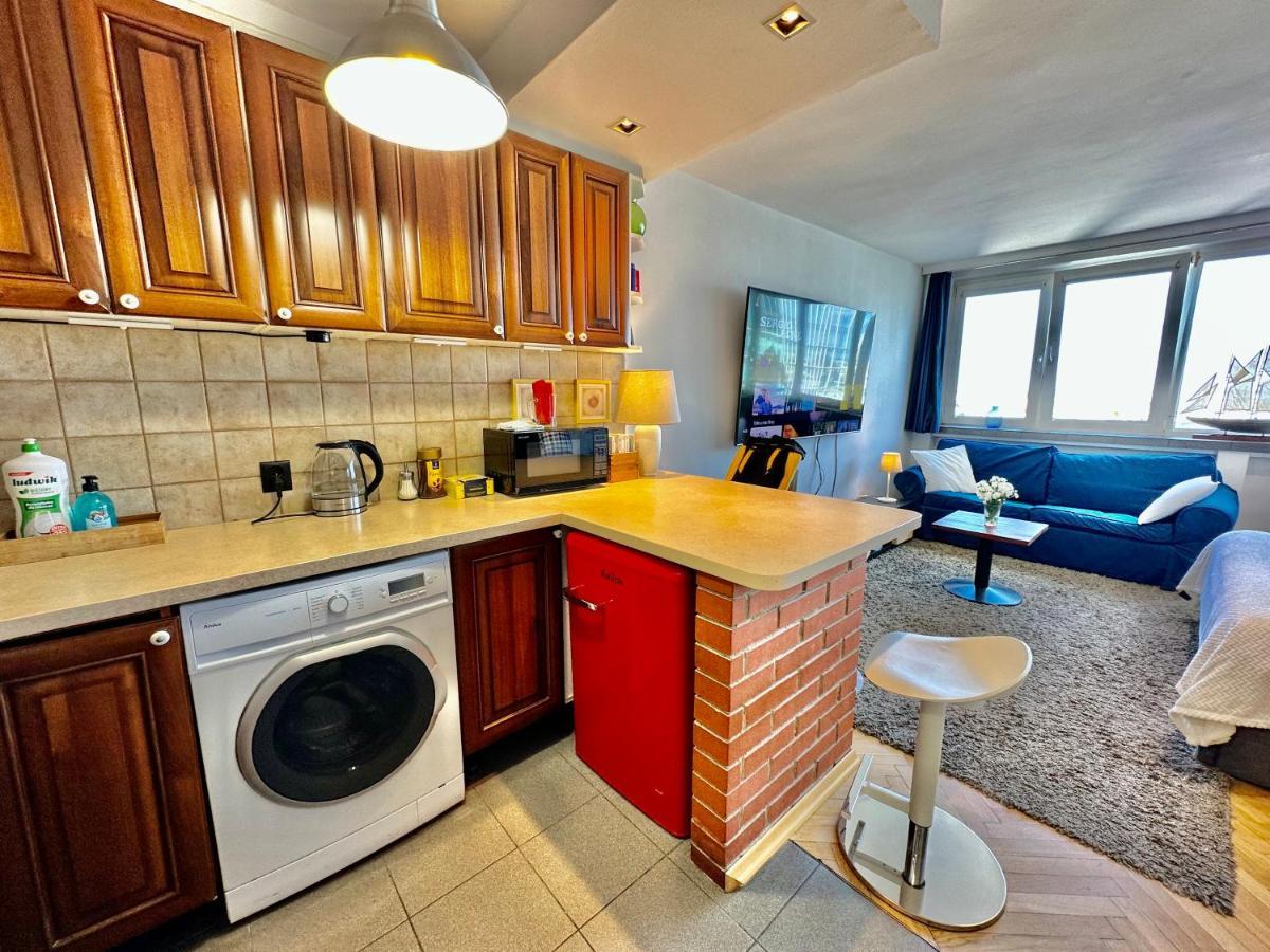 Super Apartament White Warszawa 2X Metro Scisle Centrum Wifi 300 Mbs New Extérieur photo